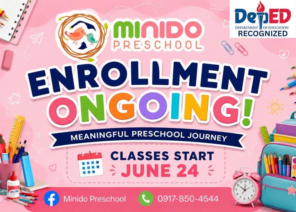 Minido Preschool Opens Enrollment for June 2026 Classes